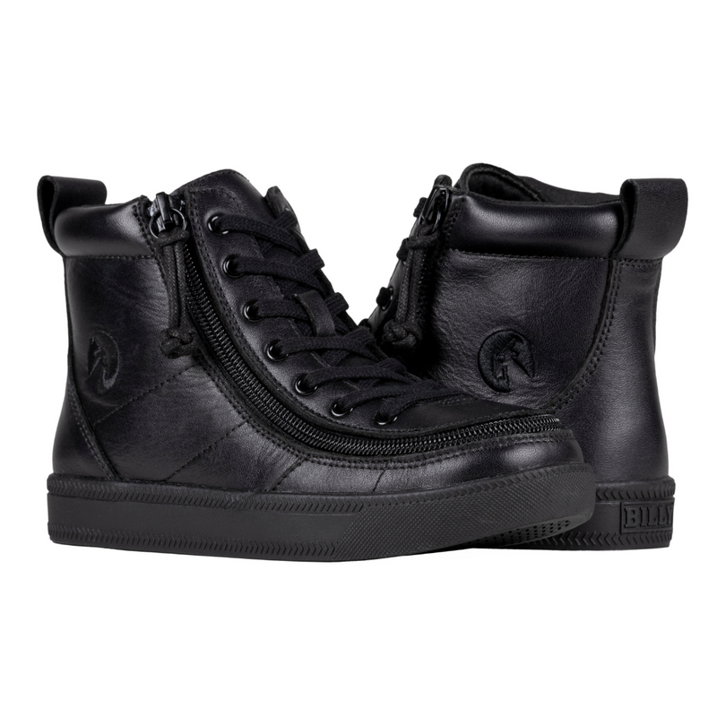 Kid's Black to the Floor BILLY Classic High - Leather