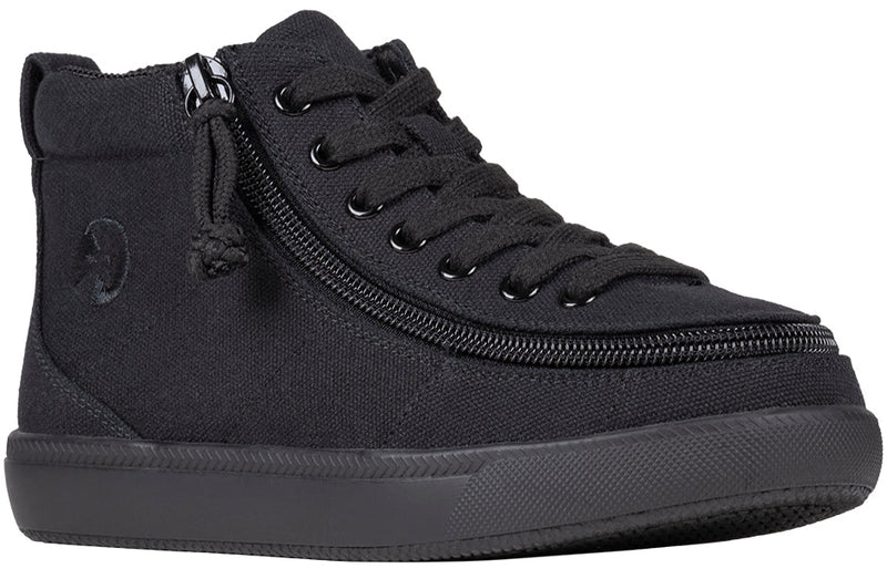 Toddler Black to the Floor BILLY Classic D|R II High Tops - Wide