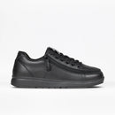 Men's Black to the Floor Leather BILLY Comfort Plush