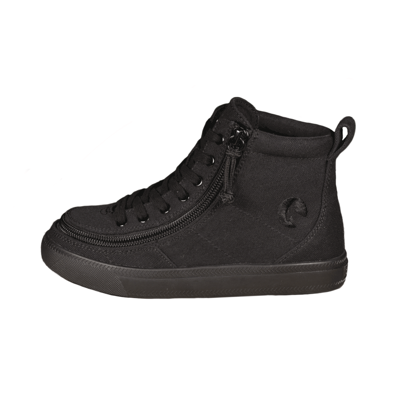 Kid's Black to the Floor BILLY WDR Classic Lace High (Med/Wide/XW)