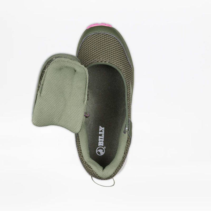 Women's Olive/Pink BILLY Inclusion Trail - WIDE
