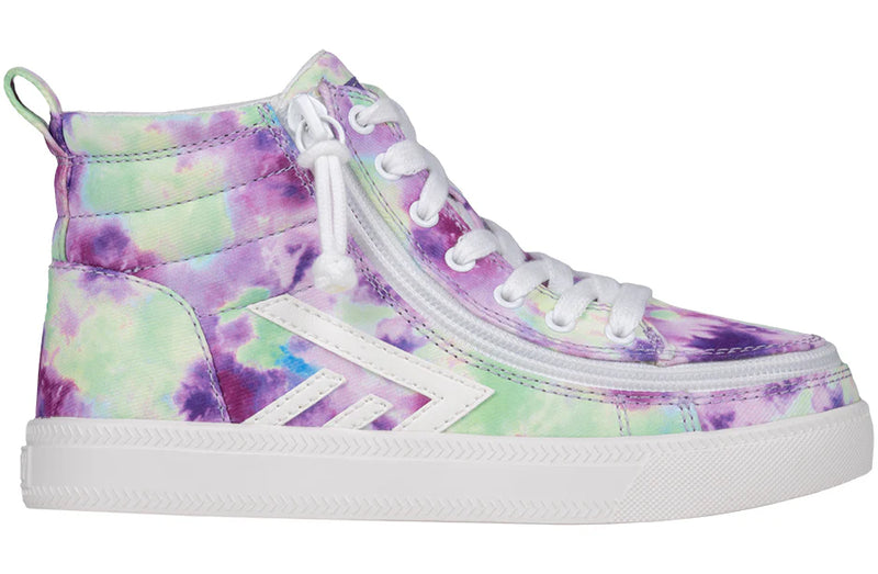 Purple Watercolor BILLY CS High Tops (Wide)