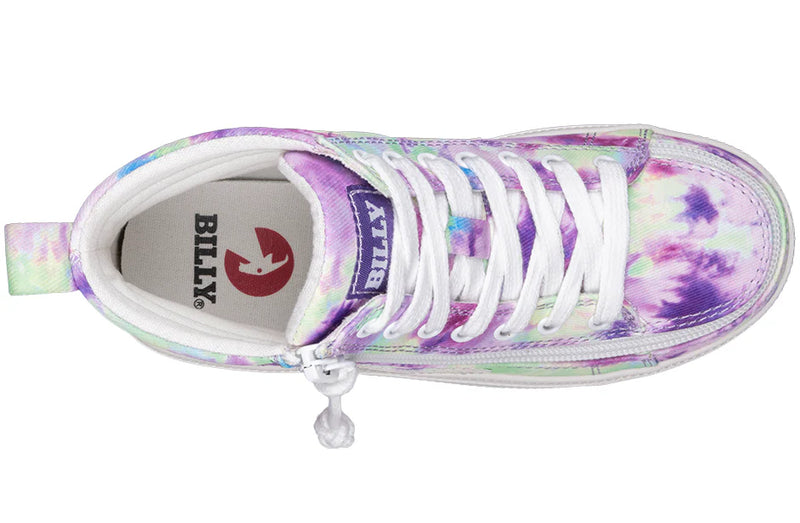 Purple Watercolor BILLY CS High Tops (Wide)