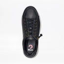 Mens - Black Leather BILLY Comfort Low