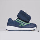 TODDLER Navy/Green BILLY Goat - wide