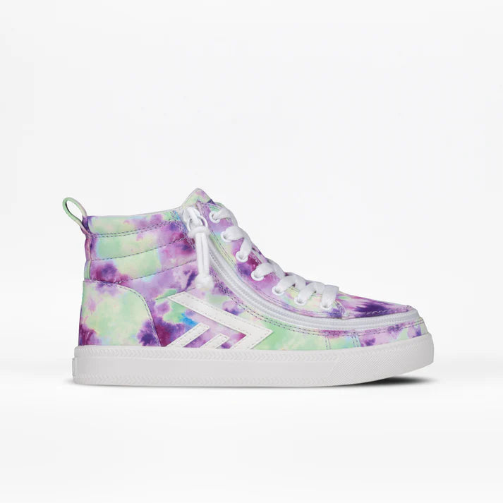 TODDLER Purple Watercolor BILLY CS High Top - wide