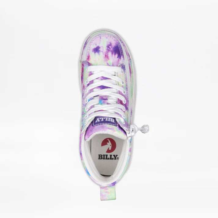 TODDLER Purple Watercolor BILLY CS High Top - wide