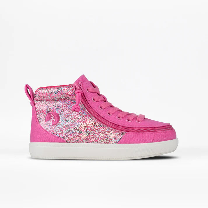 KIDS Fuchsia Snake 2 BILLY Classic D|R II High Tops  Wide