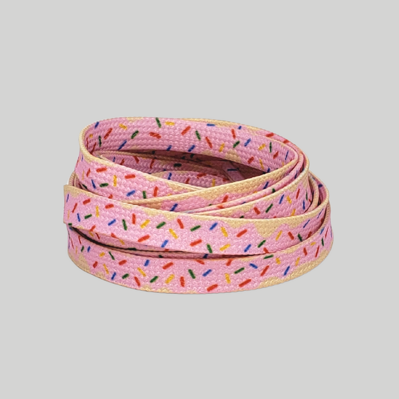 Sprinkles Hundreds and Thousands shoelaces 120cm or 160cm