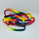 Bright Rainbow shoelaces 100cm,120cm or 150cm