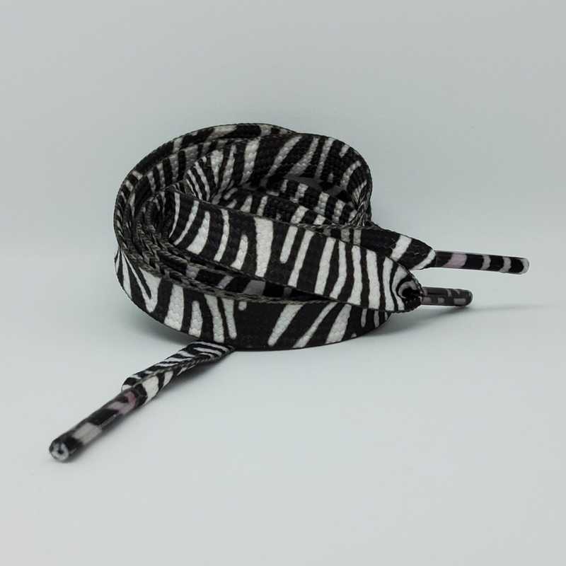 Zebra Stripe shoelaces 100cm