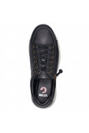 Mens BILLY Black Leather Billy Comfort Lows - Wide EEE fit