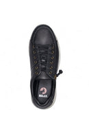 Mens BILLY Black Leather Billy Comfort Lows - EXTRA Wide 6EEE