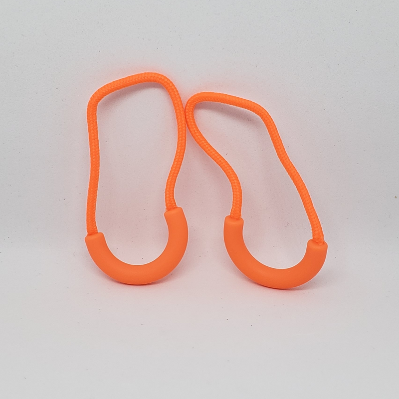 Zip Pull (set of 2) - Bright Orange