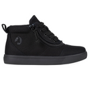 Toddler Black to the Floor BILLY Short wrap High Tops (Wide)