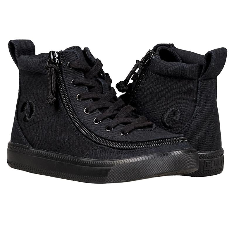 Kid's Black to the Floor BILLY Classic Lace High (Medium)