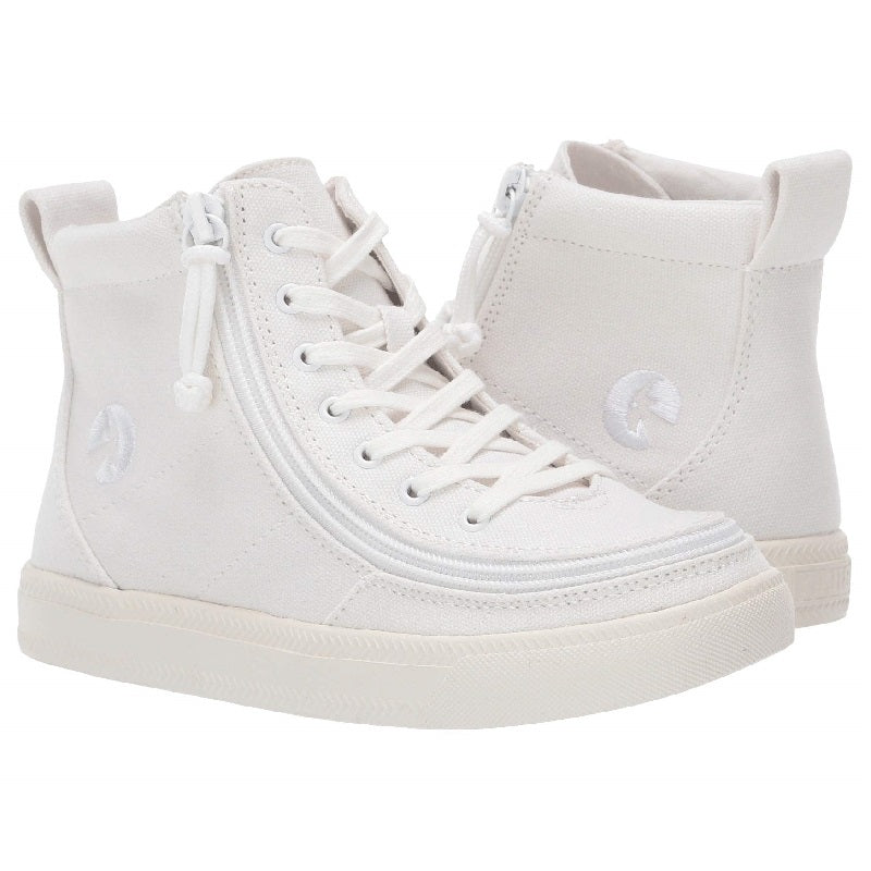 Kid's White Canvas Billy Classic High Top