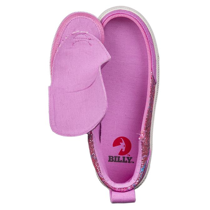 Kid's Pink Printed Sparkle Billy High Top