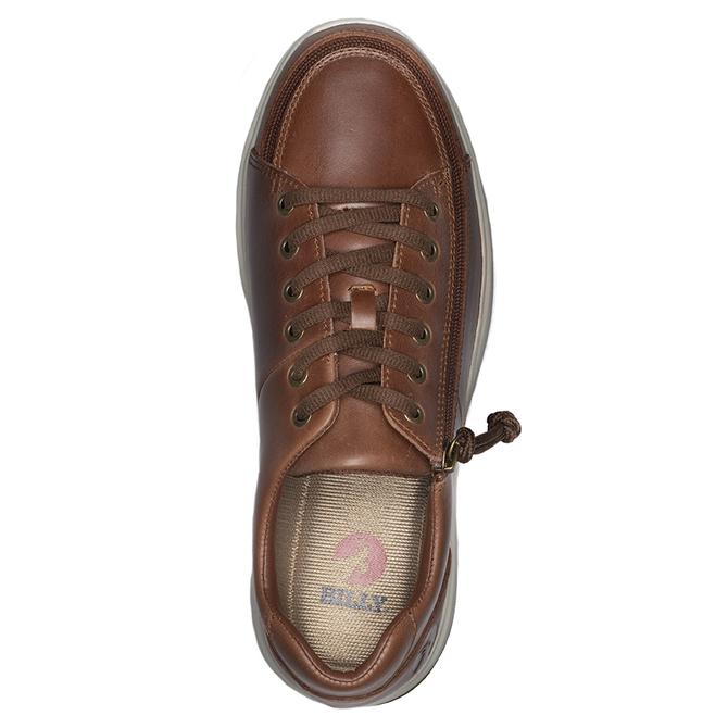 STOCKTAKE SALE Mens Brown Leather Billy Comfort Lows - medium width size 7