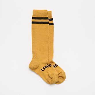 Lamington Merino knee high socks - Tiger