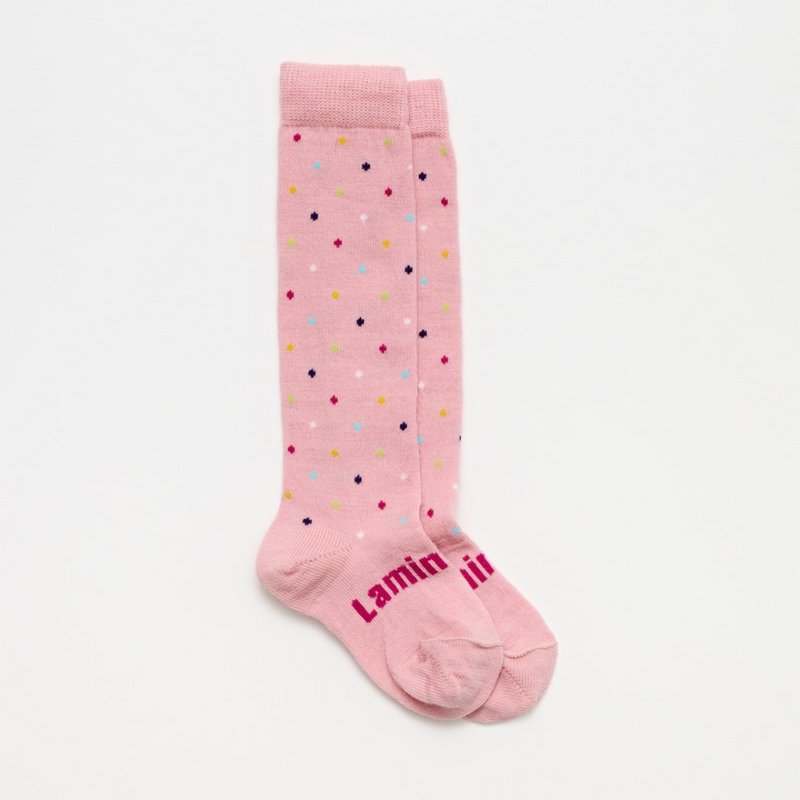 Lamington Merino knee high socks - Hundreds & Thousands